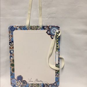 Vera Bradley Dry-Erase Memo Board with pen 8”x10”